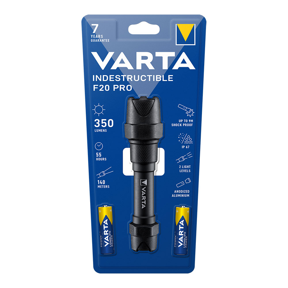 Lanterna indestrutível f20 pro varta