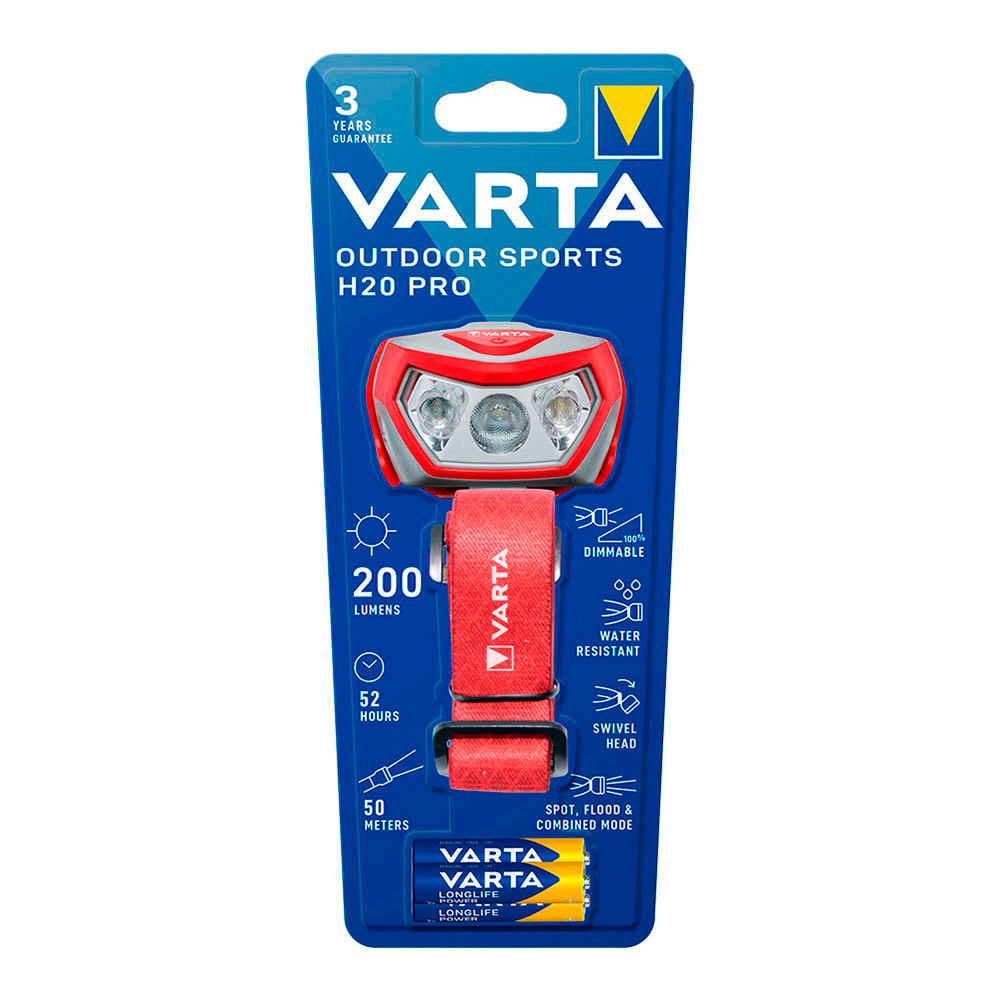 Lanterna outdoor sports h20 pro varta