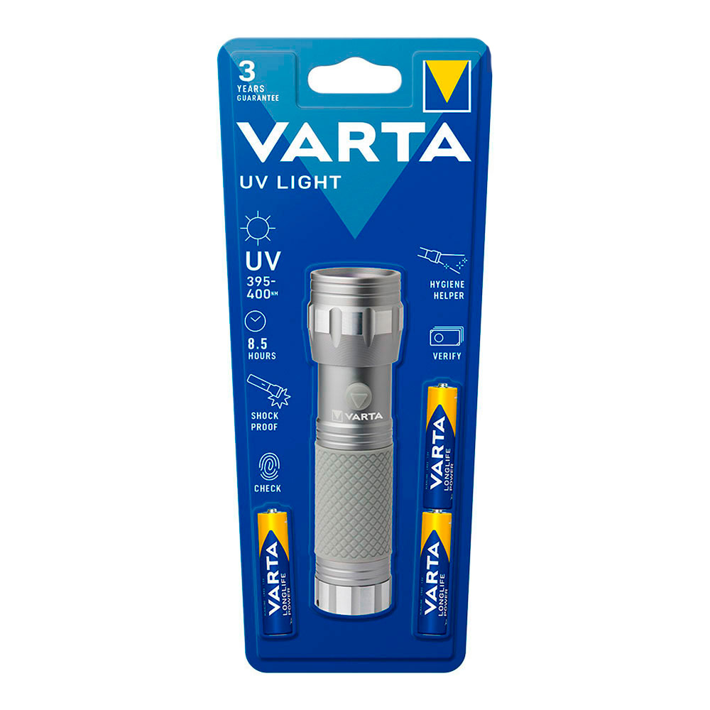 Lanterna uv light ultravioleta varta 8 5h 3aaa