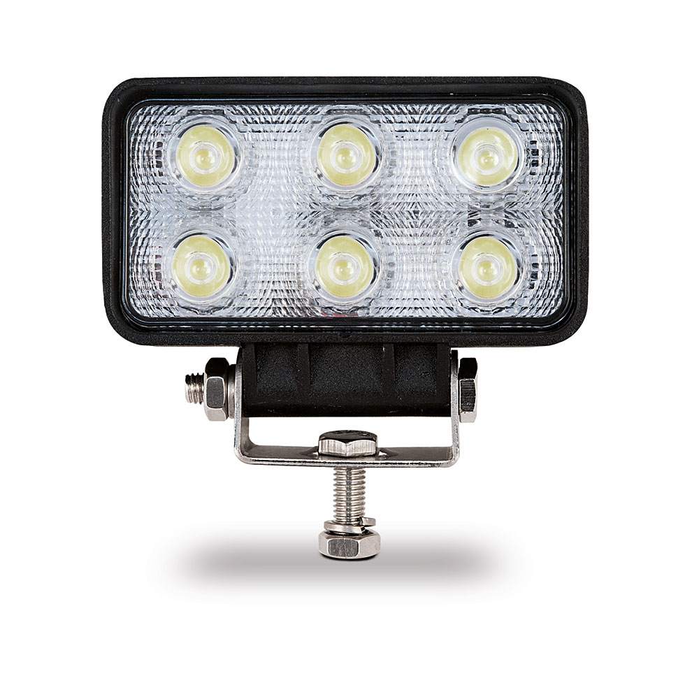 Luz de trabalho retângular 6 leds 18w 10-30v 1200 lm goodyear