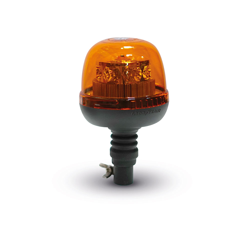 Luz giratoria tubular flexível led 12-24v 24w goodyear