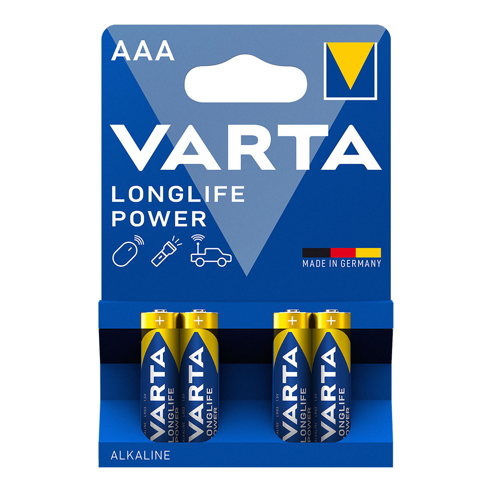 S.of pilha alcalina longlife power aaa - lr03 (blíster 4 un) ø10 5x44 5mm