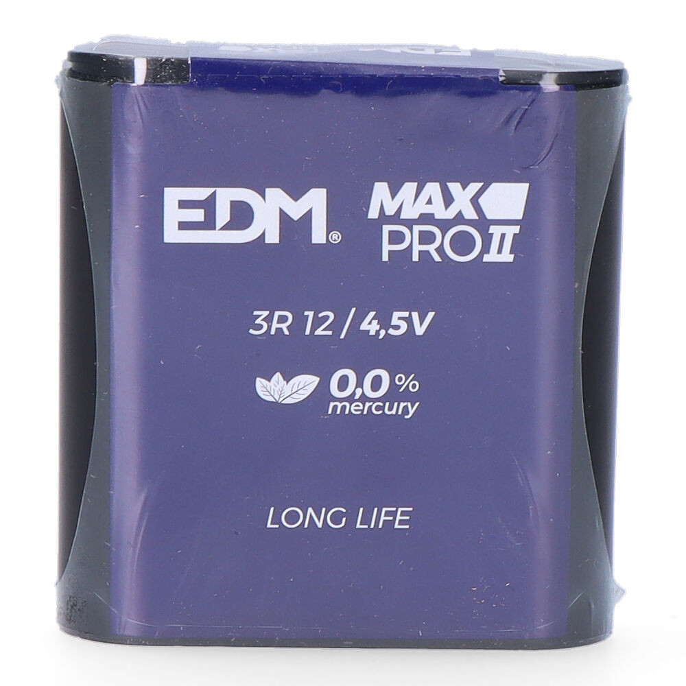 Pilha edm long life petaca 3lr12 4 5v 62x22x67mm