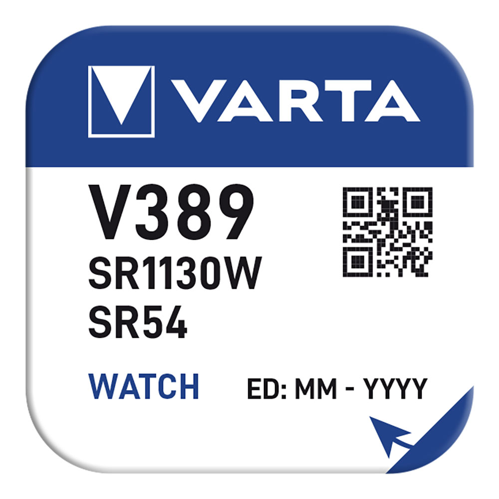 Micro pilha botão varta silver sr1130w - sr54 - v389 - v10gs 1 55v (blíster 1 un) ø11 6x3 1mm