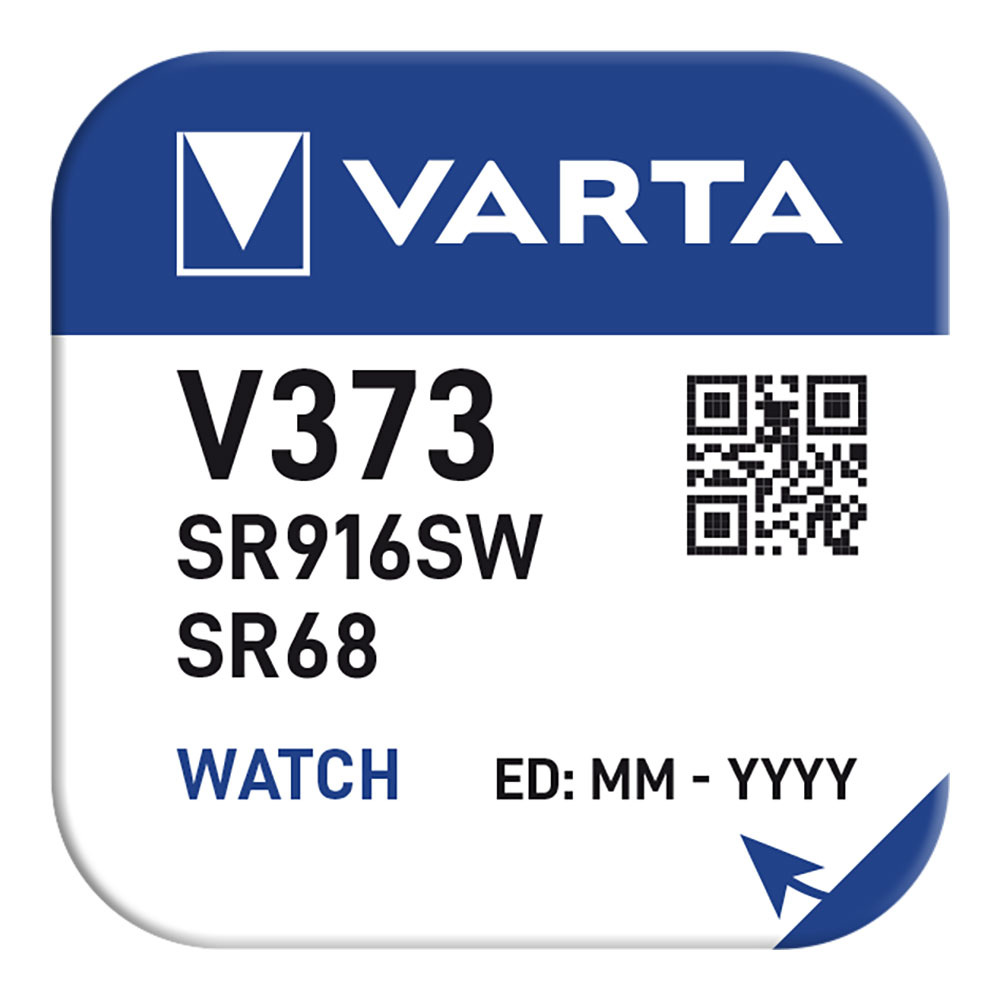 Micro pilha botão varta silver sr68 - v373 1 55v (blíster 1 un) ø9 5x1 65mm
