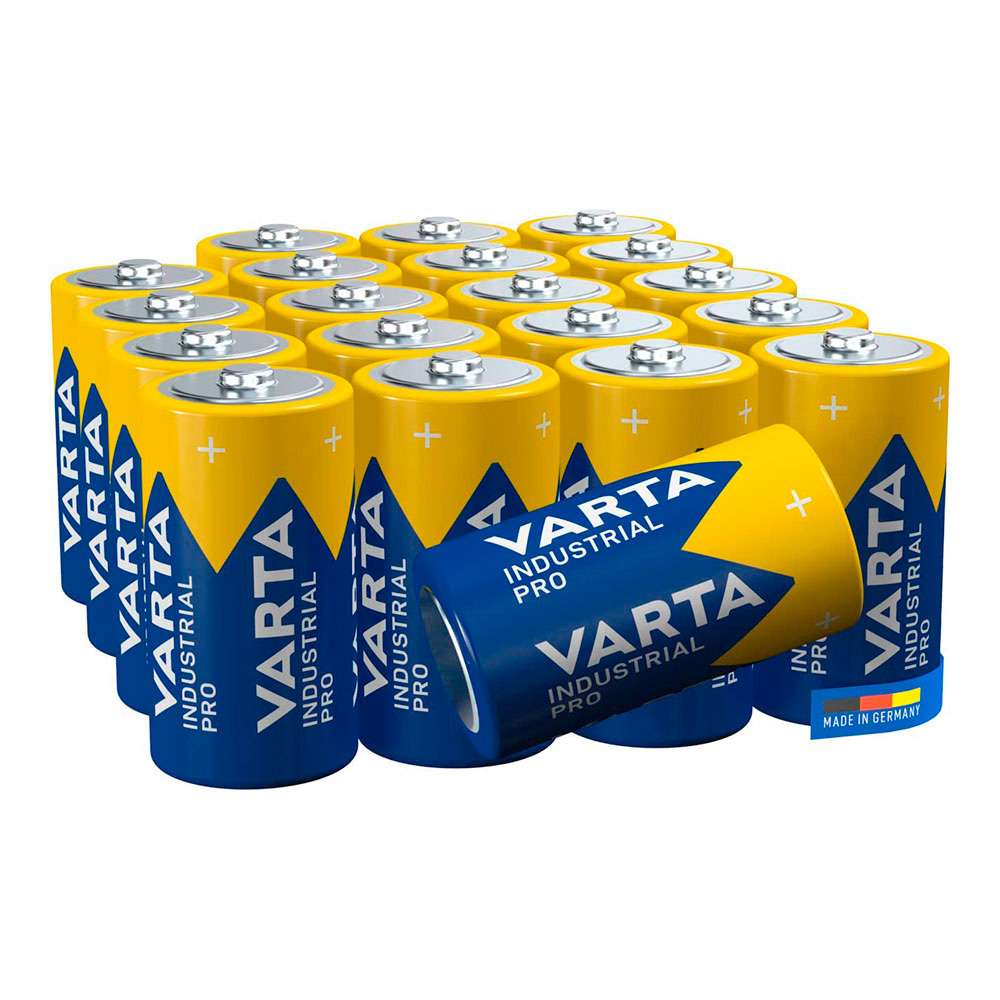 Pack 20 pilhas c - lr14 varta industrial pro ø26 2x50mm