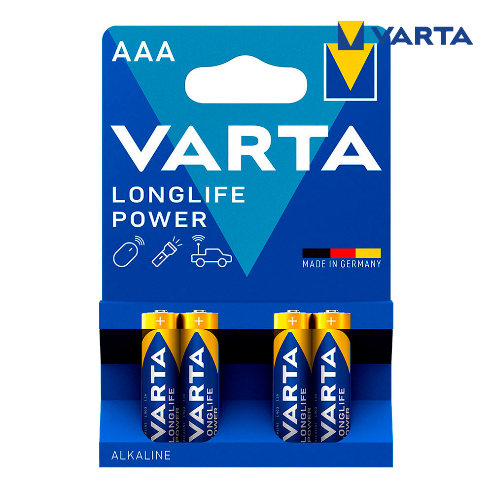 S.of. pilhas varta alcalina high energy aaa - lr03 2 tiras (10 blísters 4 un) ø10 5x44 5mm