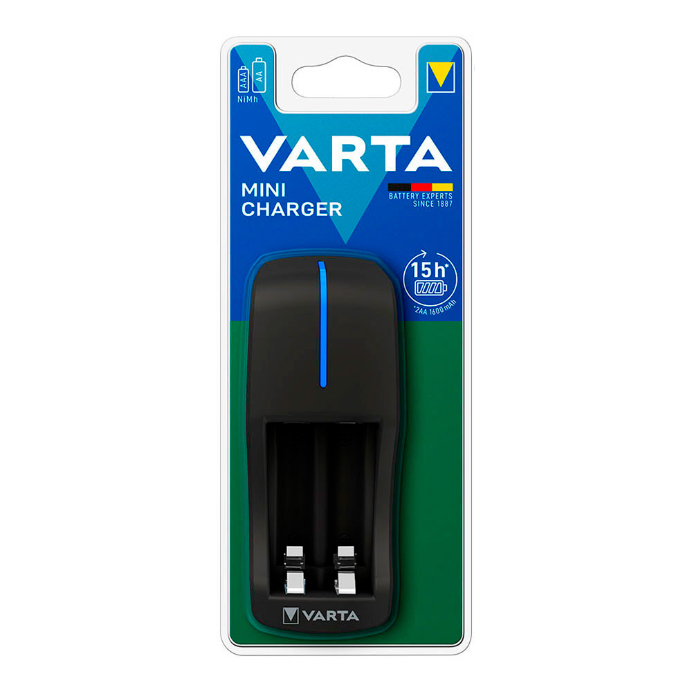 Mini carregador varta sem pilhas aa/aaa