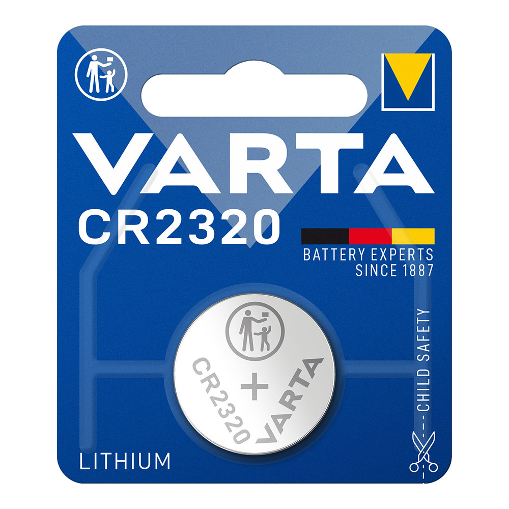 Pilha varta lithium cr2320 3v (blíster 1 un) ø23x2 0mm
