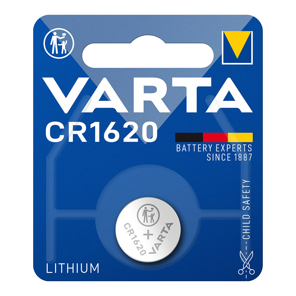 Pilha varta lithium cr1620 3v (blíster 1 un) ø16x2 0mm