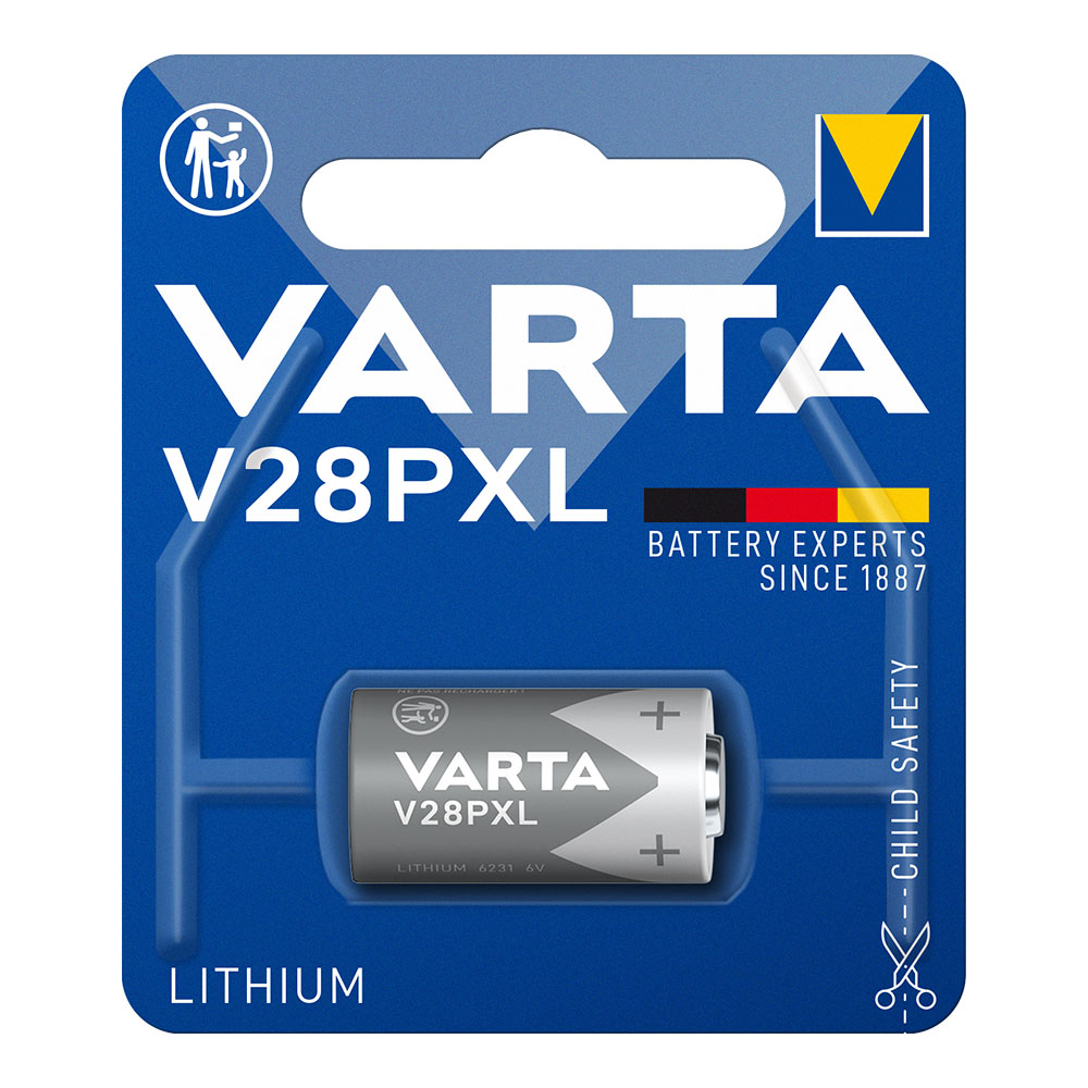 Pilha varta lithium v28pxl 6v (blíster 1 un) ø13x25 1mm
