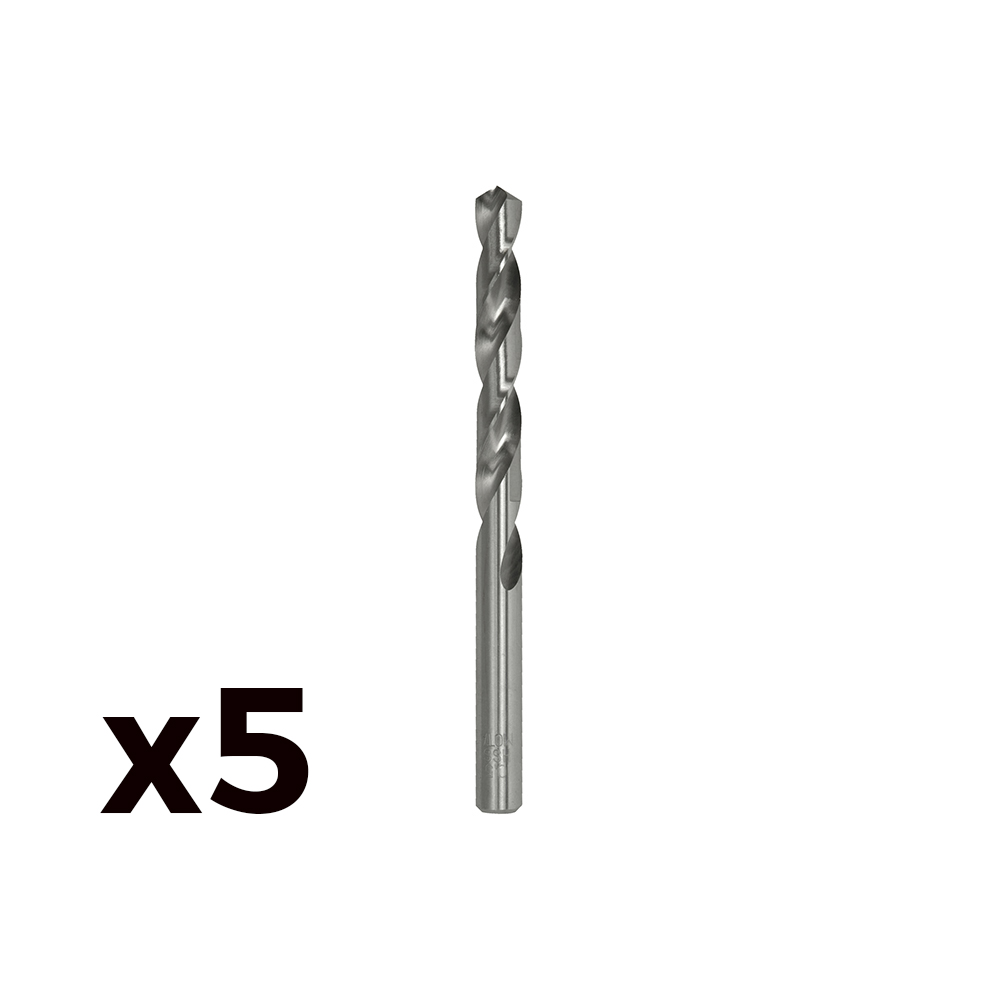 *ult.unidades* pack 5 brocas cilindricas aço rapido de11mm mota