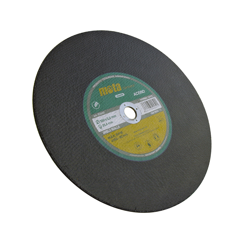Disco de corte aço ø350x3.2x25.4mm d3532 mota