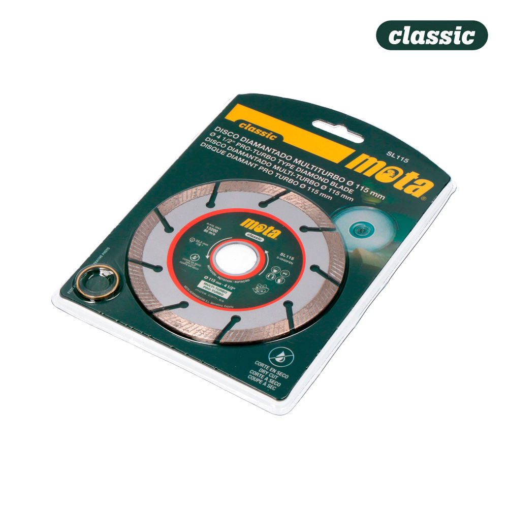 Disco diamante multi-turbo de ø115mm sl115 mota