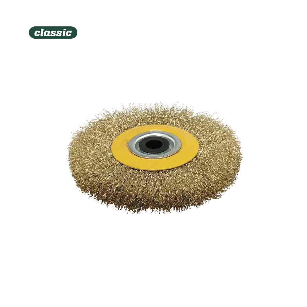 Escova circular 100x20mm ondulado fc100 mota