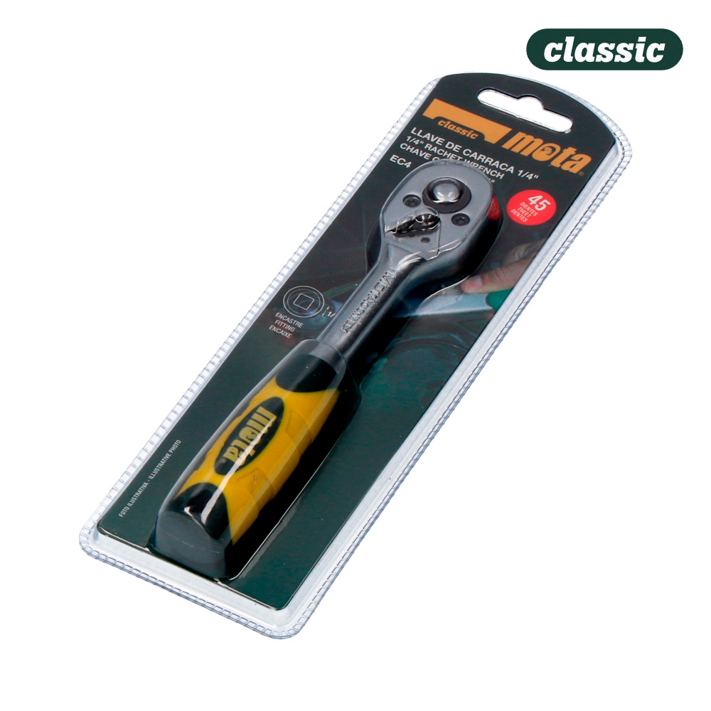 Chave encaixe 1/4  45 dentes cr.v ec4 mota