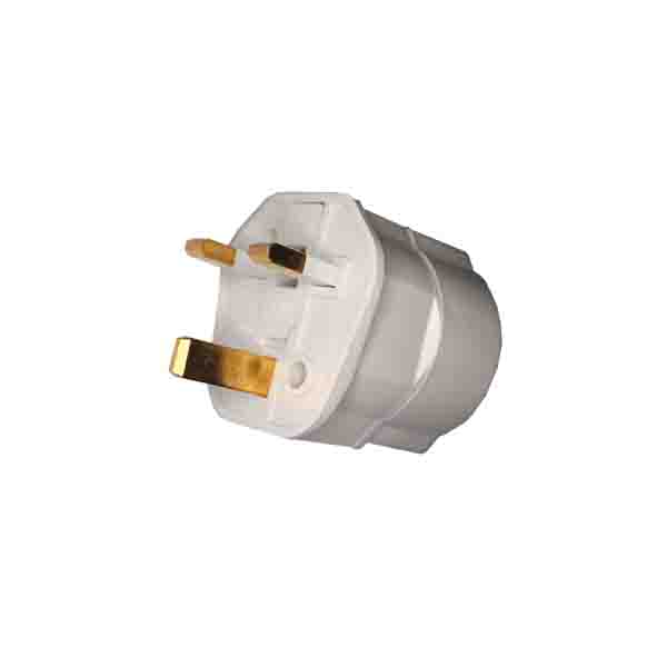 Adaptador ingles-europeu (c-106) para viajar a inglaterra 13a