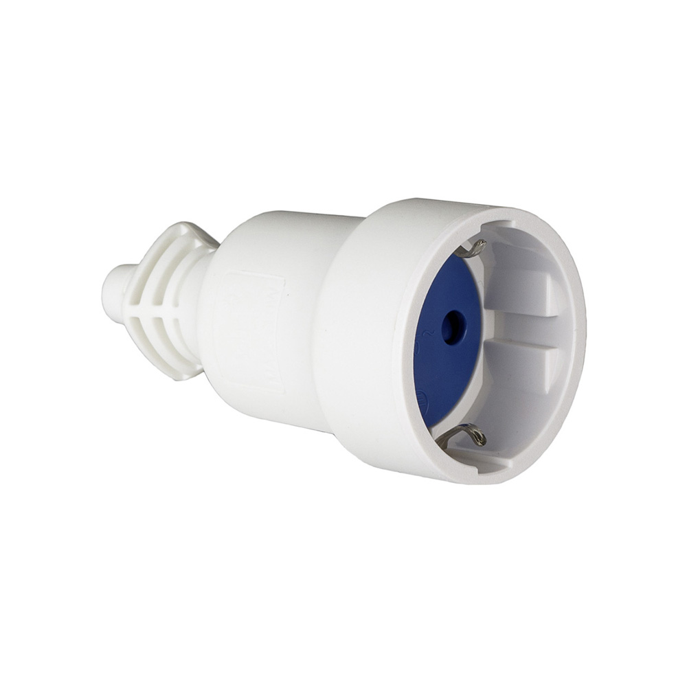 Ficha aérea pvc 16a 250v t/tl 4 8mm branco 707cb (retractilado) solera