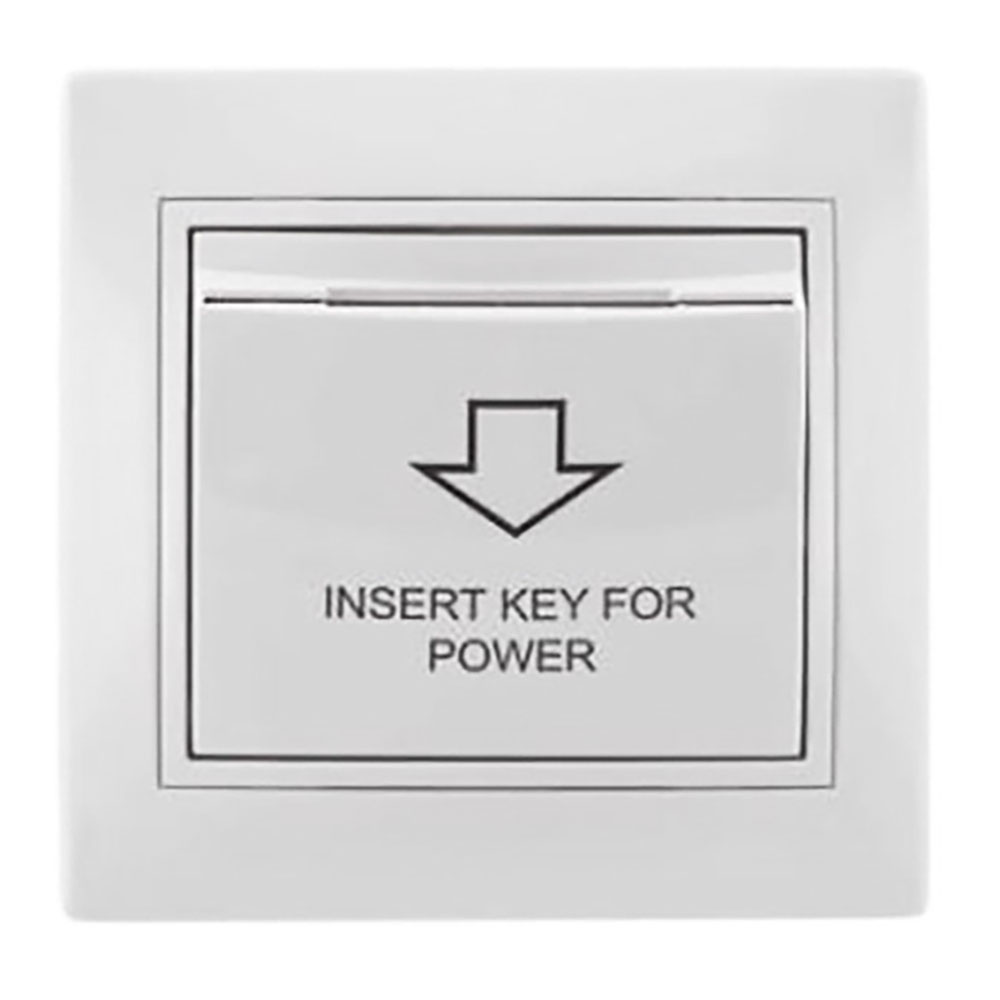 Interruptor de cartão 10a 250v s.europa solera erp01tu