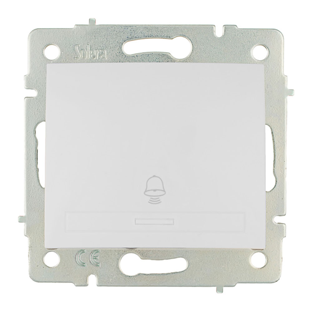 Botão campainha 10a 250v s.europa solera erp03qc