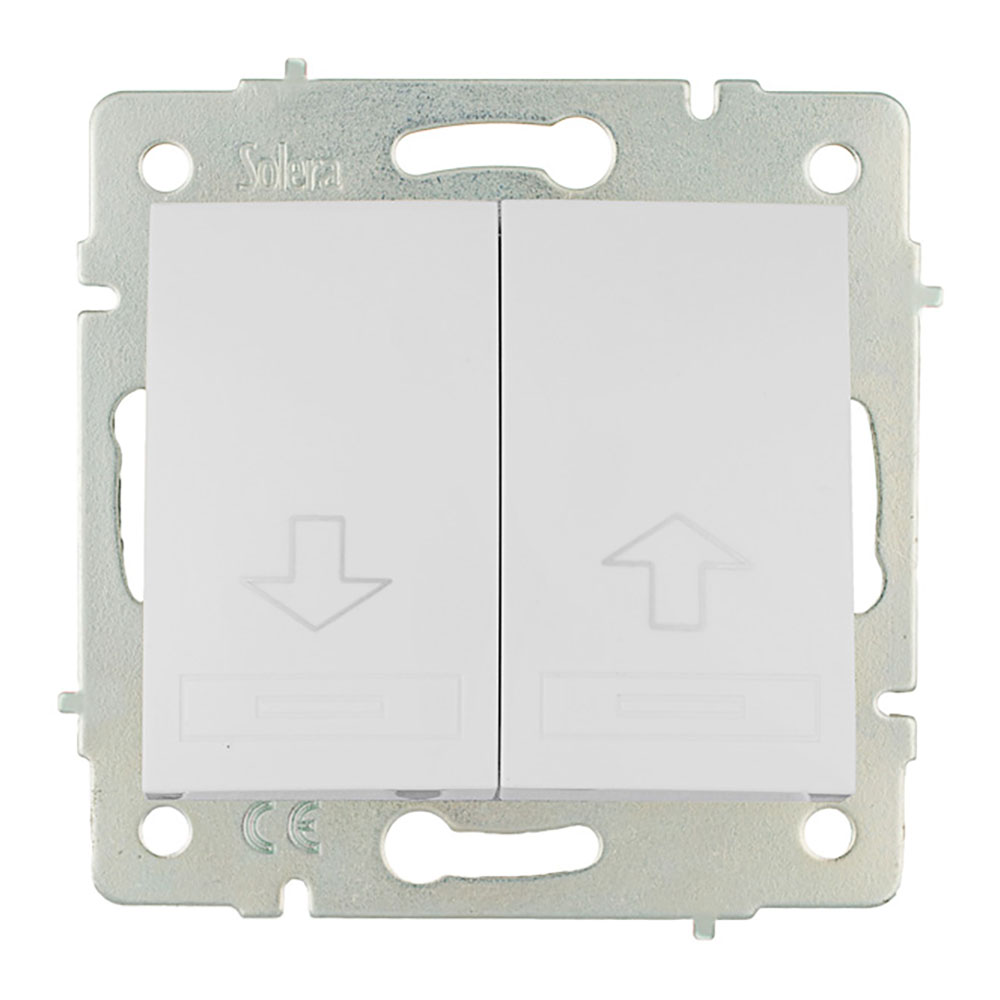 Botão para estores 10ax 250v s.europa solera erp20qc