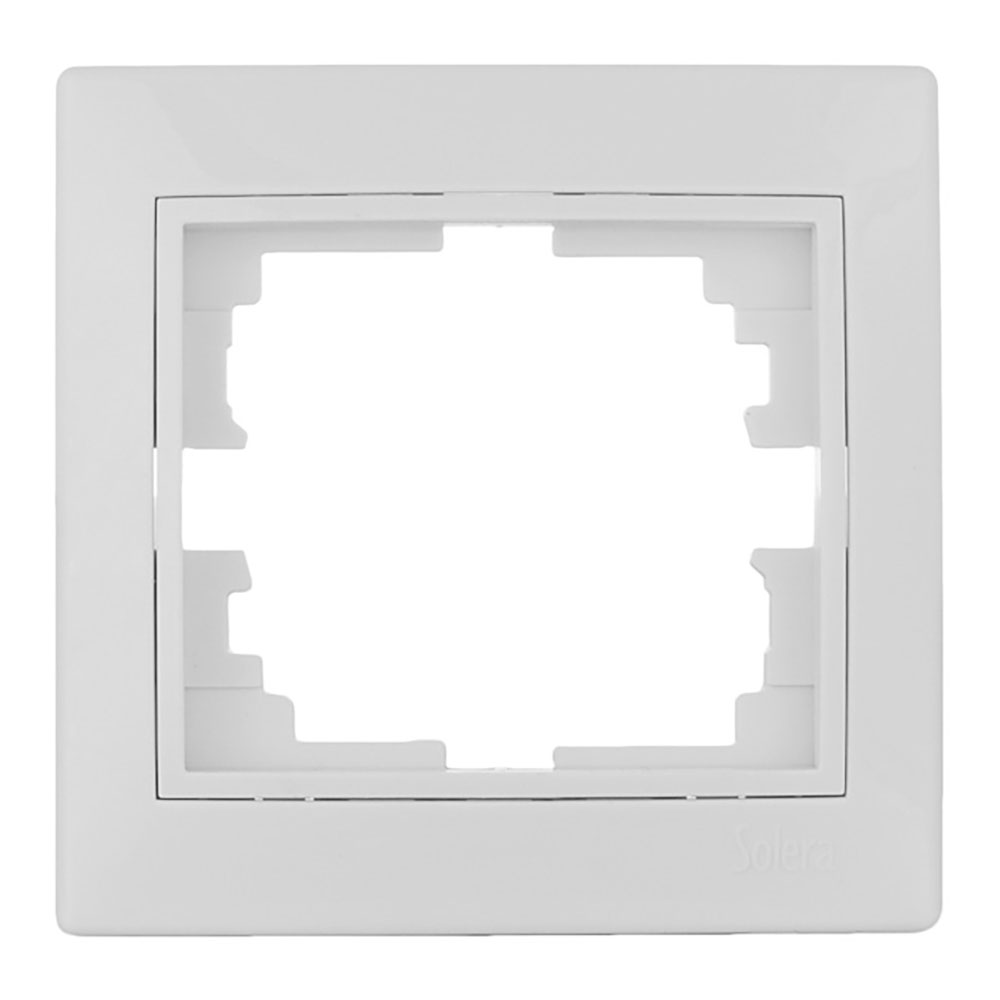 Estrutura para 1 elemento branco 83x81x10mm s.europa solera erp71u