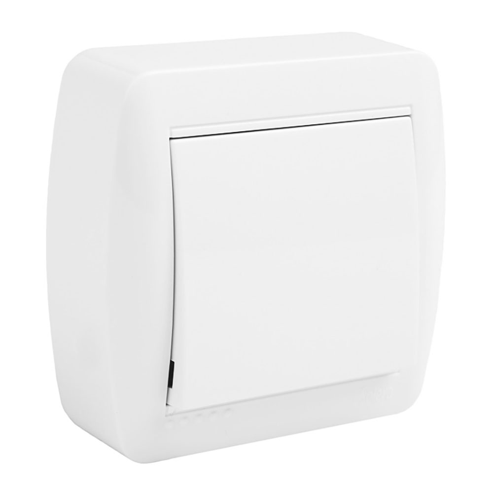 Comutador unipolar 74x72x28mm s. mural solera mur02u