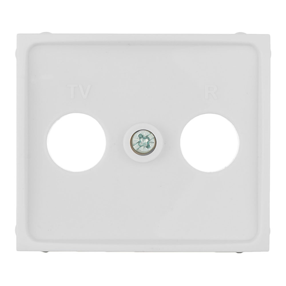 Tampa para tomada de sinal tv/r cor branco s.europa solera erp47tlv