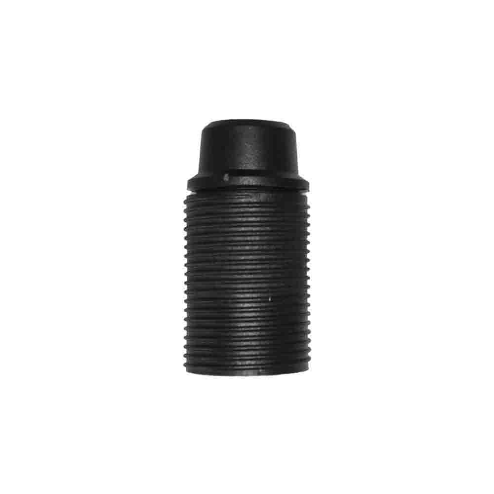 Casquilho com rosca e-14 homologado preto solera 6584crn