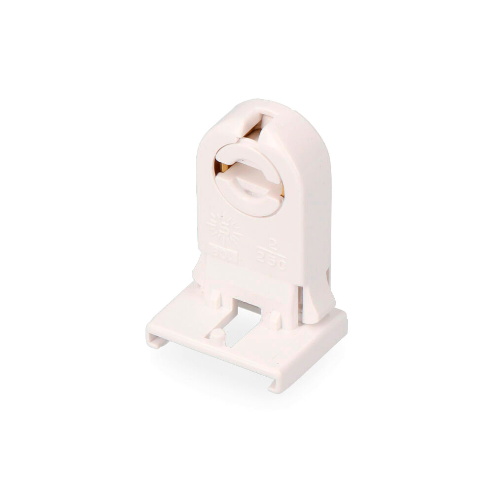 Casquilho para tubo fluorescente solera 801