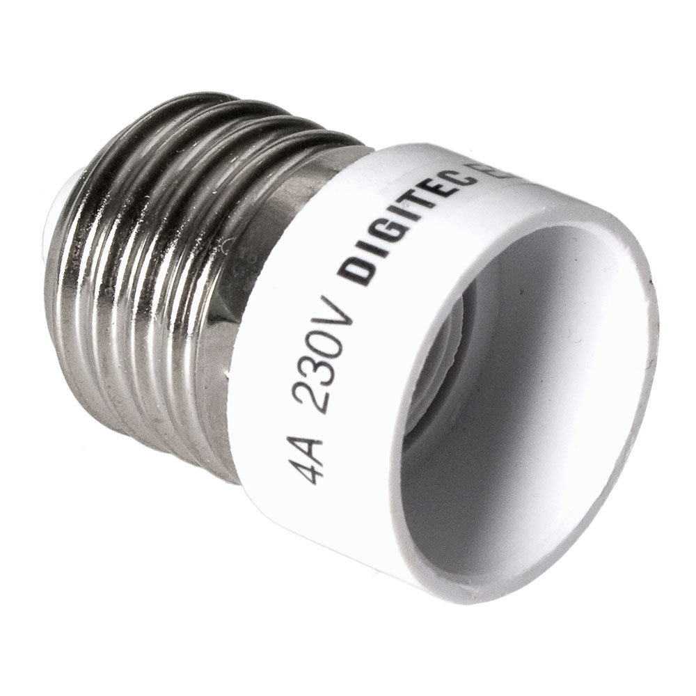 Adaptador de casquilho e27 a e14 (so inst. 12v o inferiores)