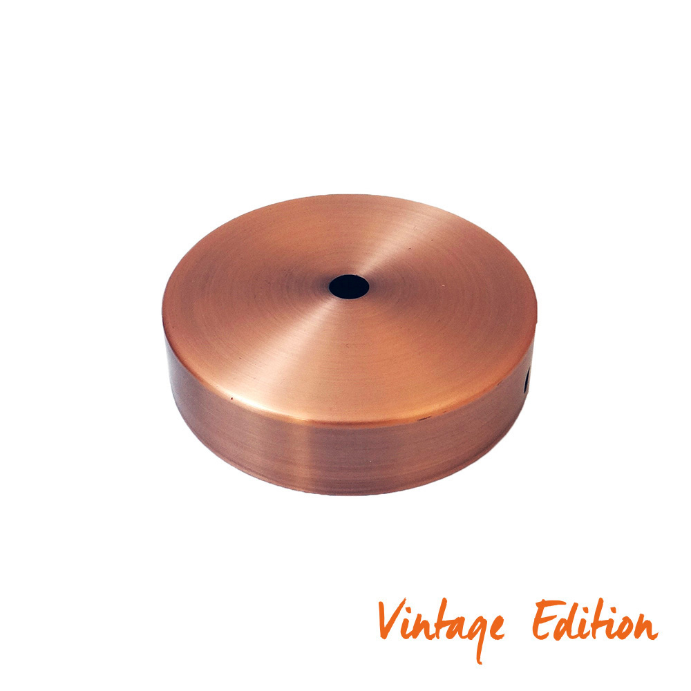 *ult.unidades* embelhecedor metálico color bronze (ø9 85cm) kit montagem incluído edm