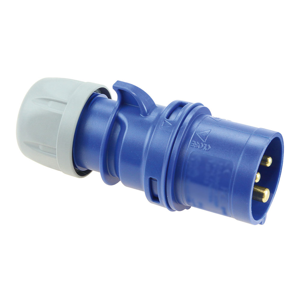 Ficha cetac 2 p+t azul 32a solera 902133a