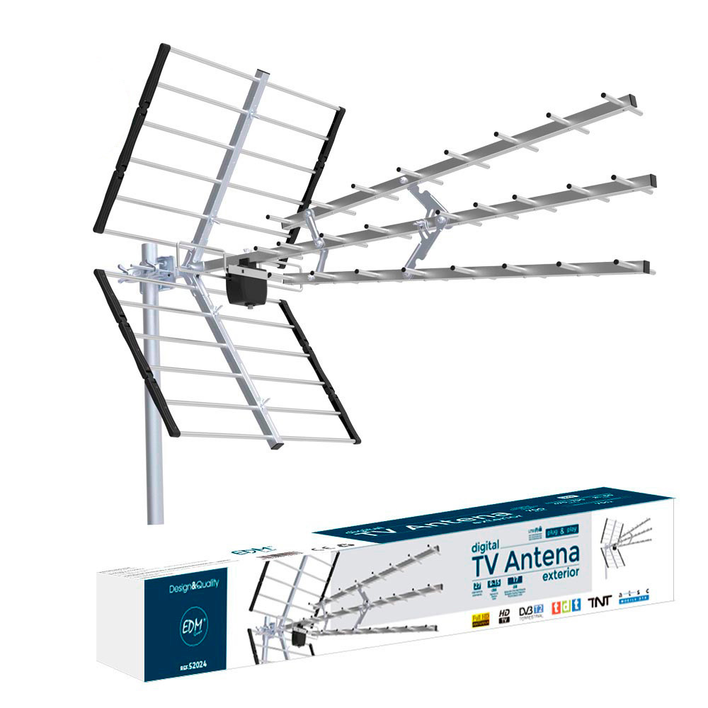 Antena uhf tv edm 470-694 mhz professional