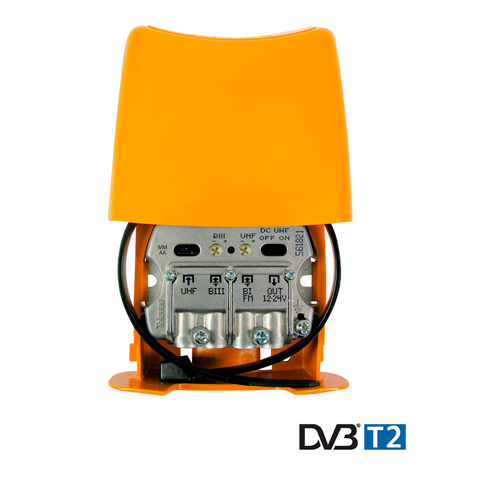 Amplificador de mastro tdt 2 geração nanokom televes