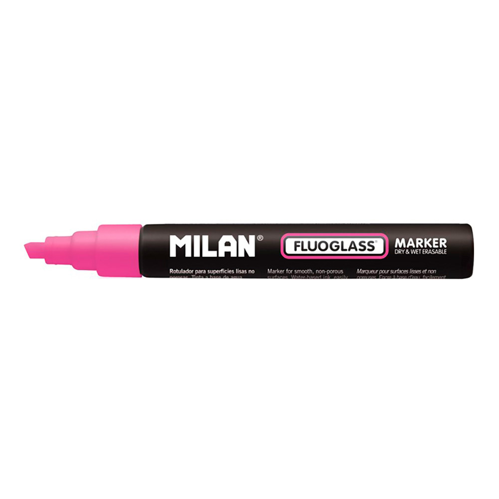 Blister marcador rosa fluoglass 2 - 4mm milan