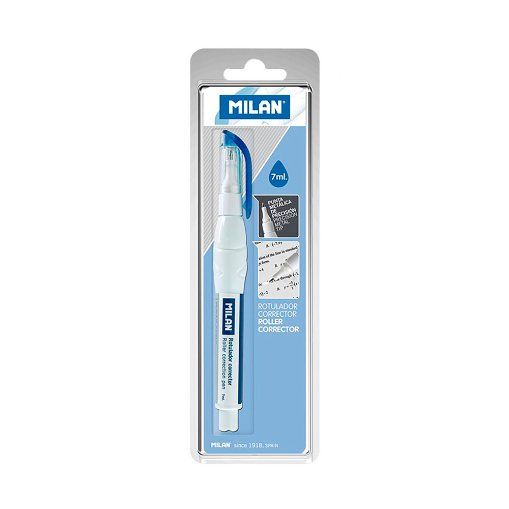 Blister corretor liquido 7ml milan