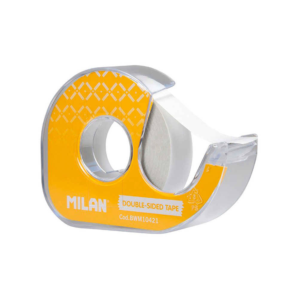 Blister fita adesiva dua s caras 15mm x 10m milan