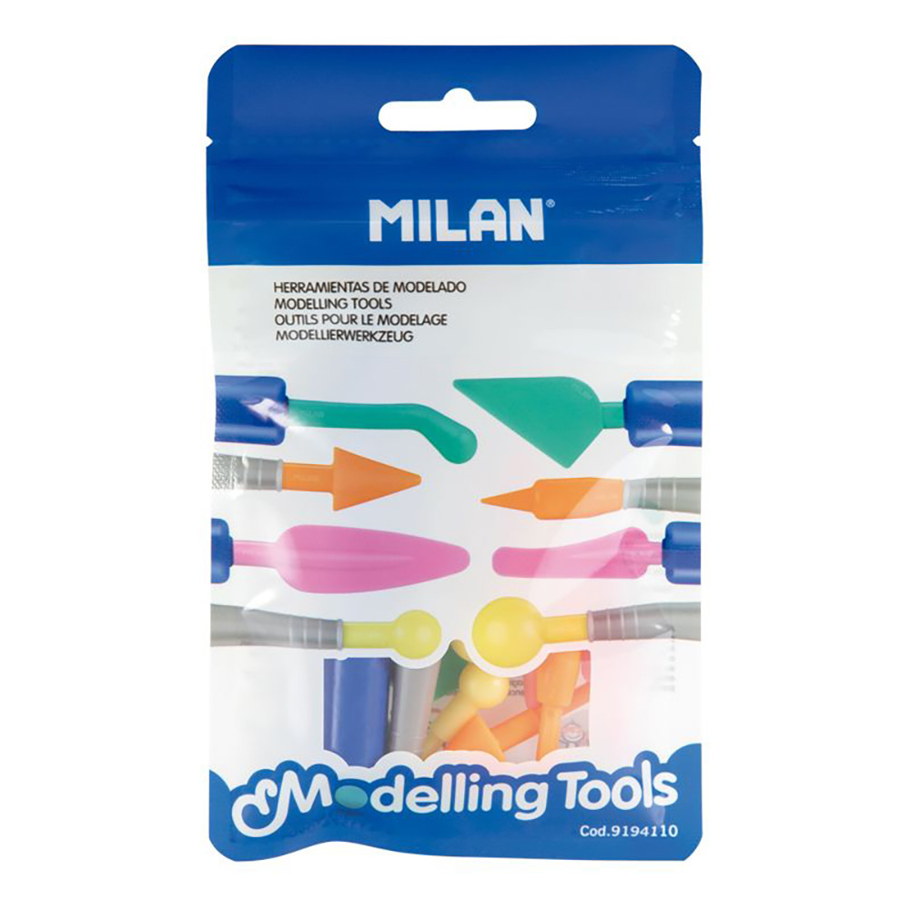 Ferramentas de modelar (2 cabos + 8 pontas) milan