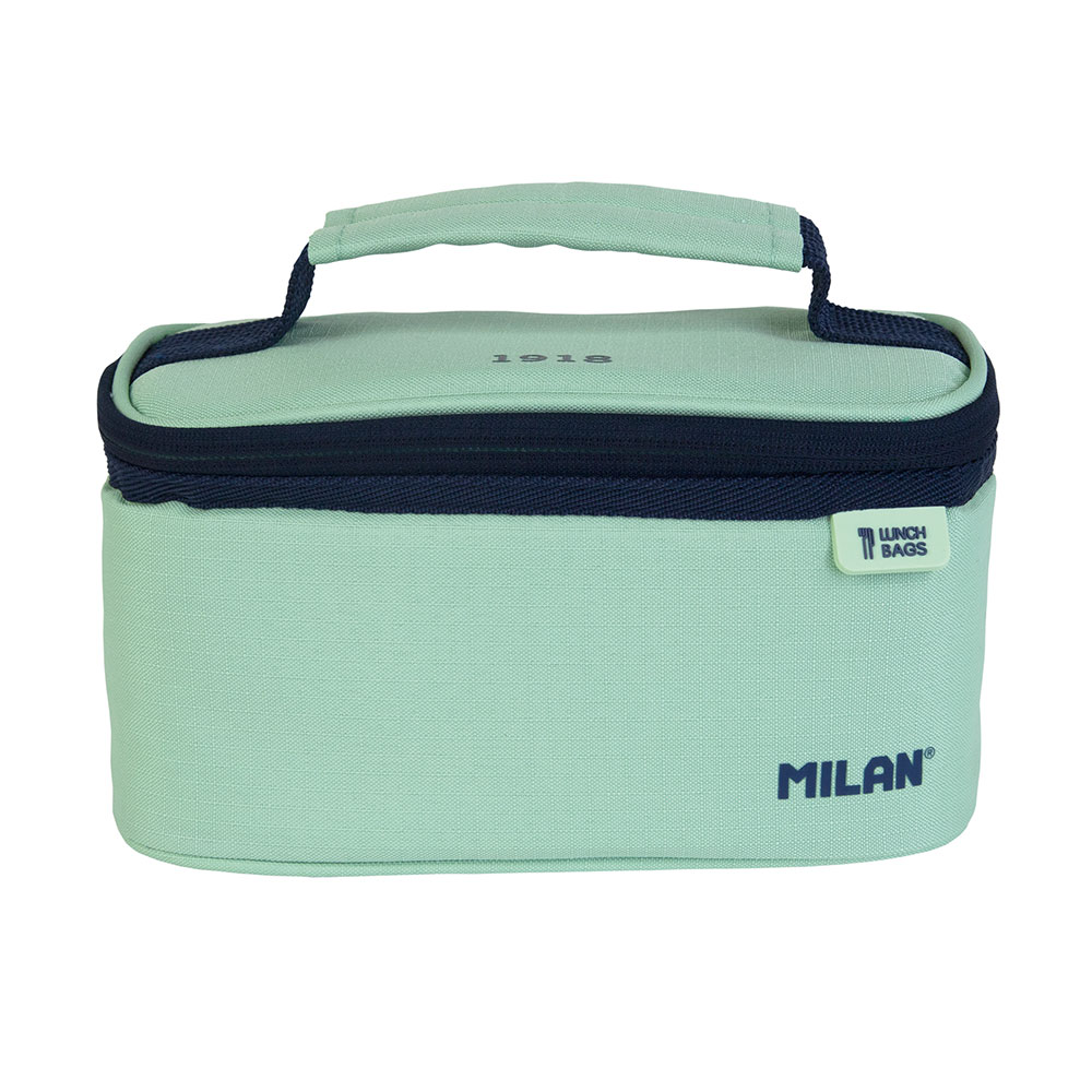 Saco térmico pequenos para alimentos com 1 recipiente (1 5l) serie 1918  verde milan