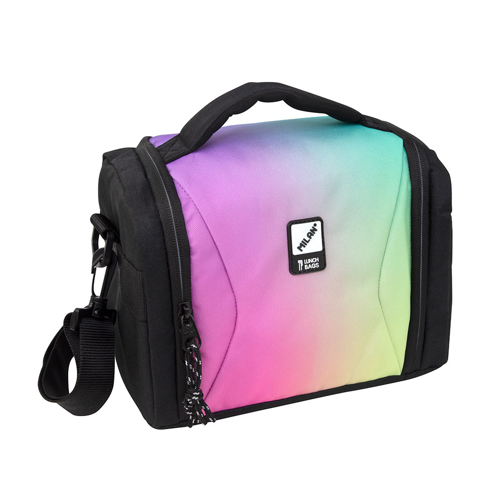 Saco térmico para alimentos grande capacidade (5l) serie sunset  preto milan