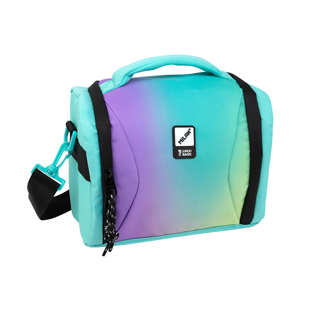 Saco térmico para alimentos grande capacidade (5l) serie sunset  verde milan