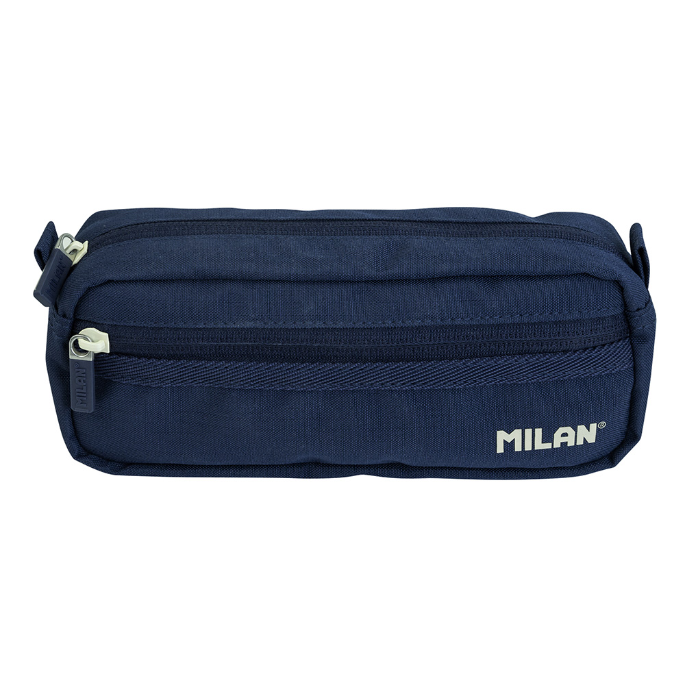 Estojo retangular 2 fecho serie 1918  azul marinho milan