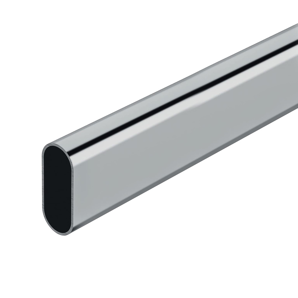 Varão armário oval cromado 100cm stor planet