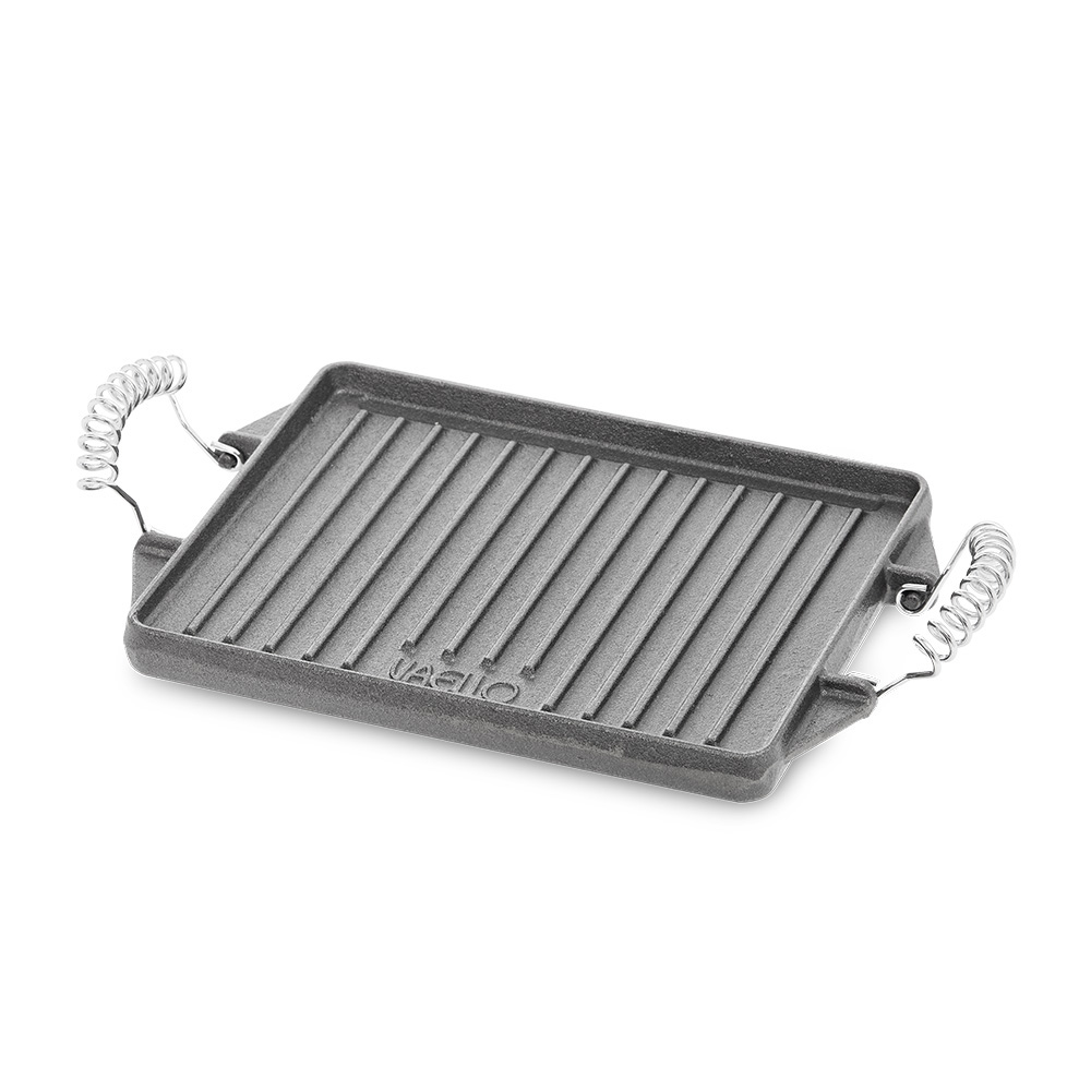 Chapa de ferro fundido retangular 47x27cm. vaello