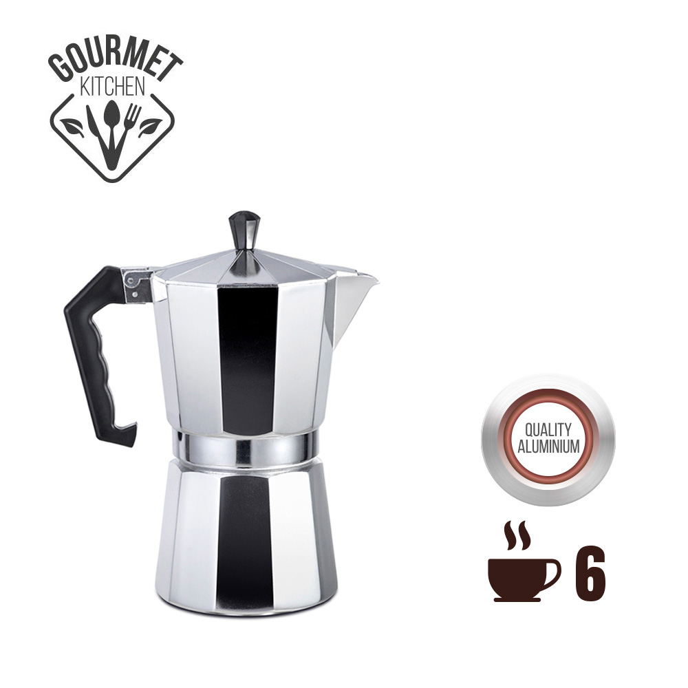Cafeteira de alumínio 6 xícaras edm