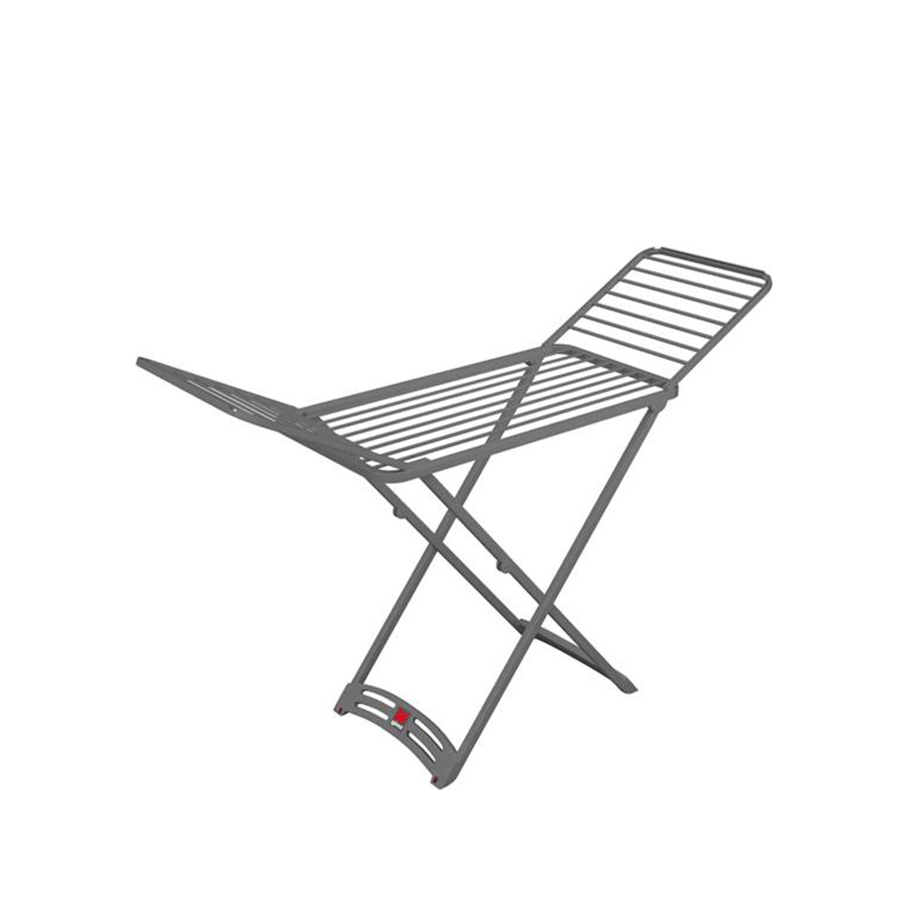 Estendal grafite cinzento (100% resina) 182x55x88cm espaço para estender 20m gimi 153491