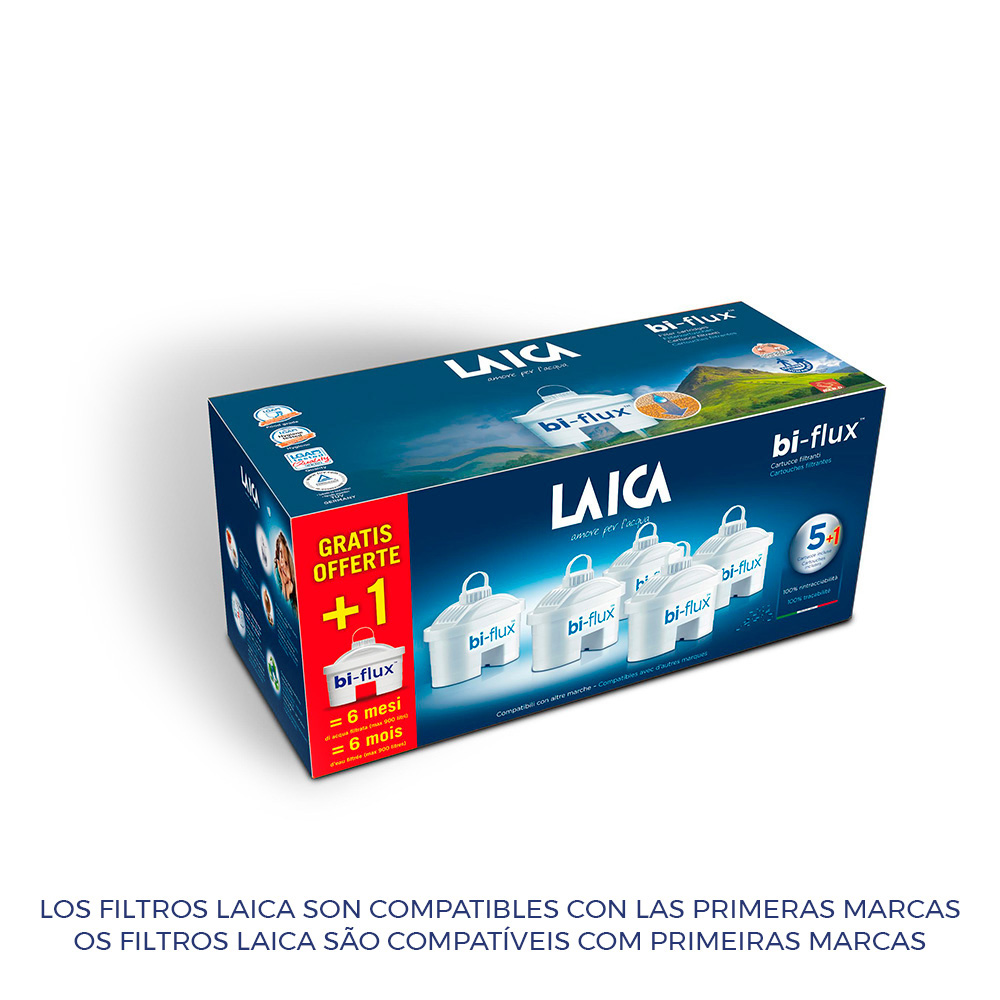 Pack filtros 5+1 laica f6s