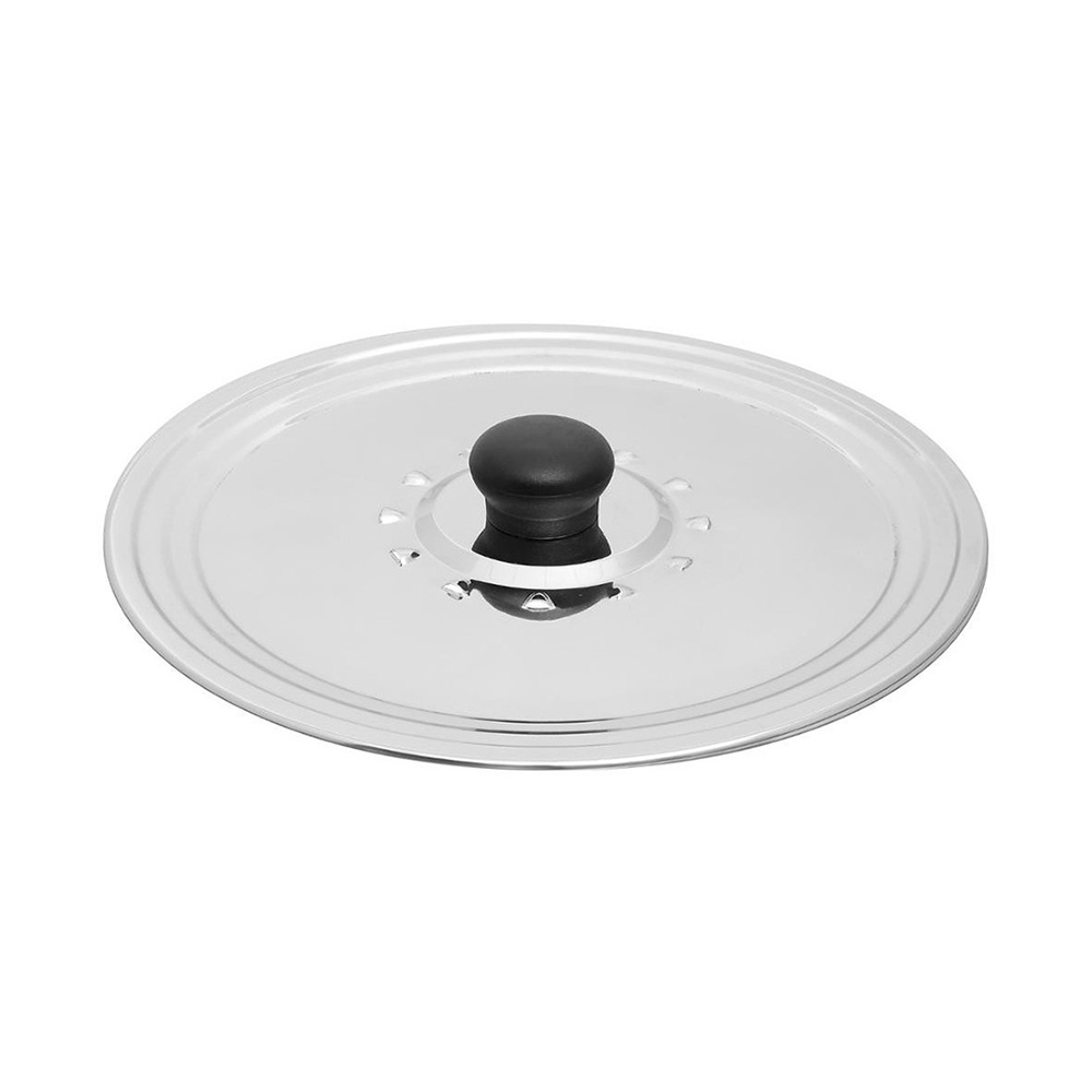 Tampa sem abafar aço inox para ø22-24-26cm