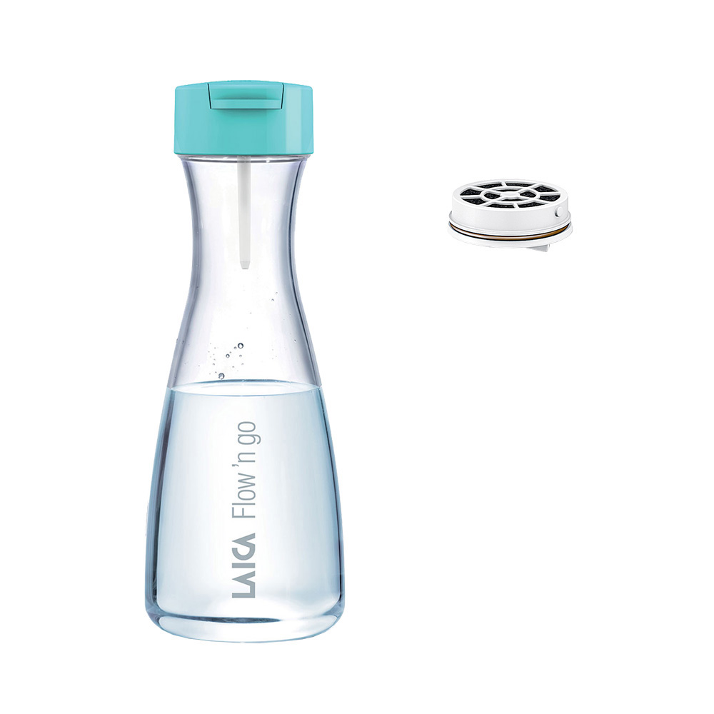 Garrafa de agua para filtragem instantenea flow n go laica 1 25l (inclui 1 filtros) b01ba01